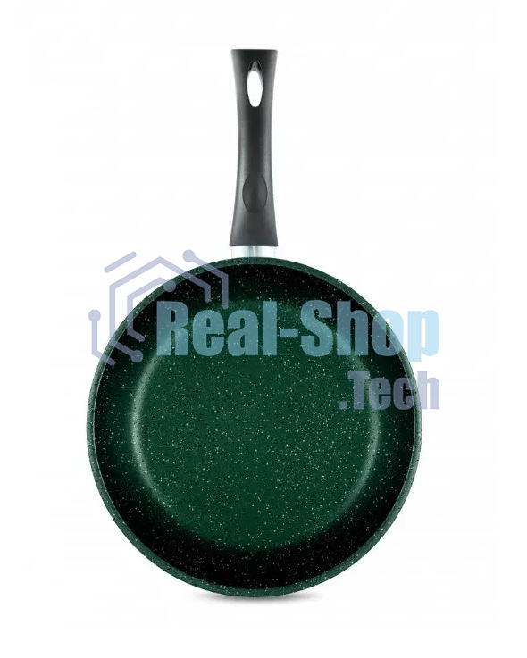 Сковорода НЕВА-МЕТАЛЛ 16126 Каменная 26 см Балтик грин н/р