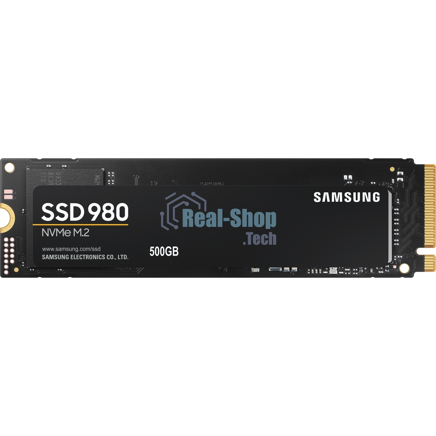 Накопитель SSD Samsung 980 MZ-V8V500BW, 500Gb, PCIe 3.0 x4, M.2 2280, NVMe, R/W 3100/2600