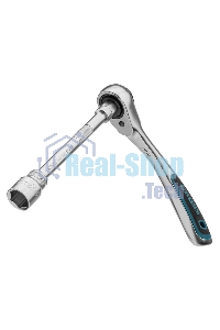 Набор торцевых головок Gross, трещотка 120 зубьев, 12 предметов, 1/4