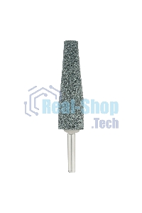 Шарошка абразивная Denzel конус удлиненный, для дрели (ПШМ), 19 x 60 мм, хвостовик d6 мм, 63С