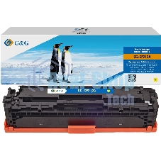 Картридж лазерный G&G GG-CF212A желтый (1800 стр.) для HP LJ Pro 200 color Printer M251n/nw/MFP M276n/nw, Canon LBP-7100Cn/7110Cw