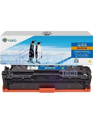 Картридж лазерный G&G GG-CF212A желтый (1800 стр.) для HP LJ Pro 200 color Printer M251n/nw/MFP M276n/nw, Canon LBP-7100Cn/7110Cw