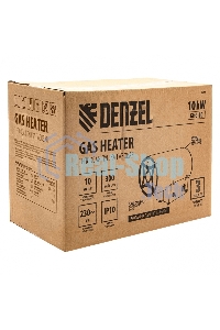 Газовая тепловая пушка Denzel GHG-10, 10 кВт, 300 м3/ч, пропан-бутан