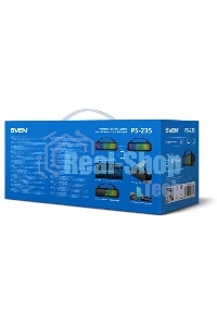 Портативная колонка Sven PS-235 черный 12W 2.0 BT 3600mAh (SV-022075)