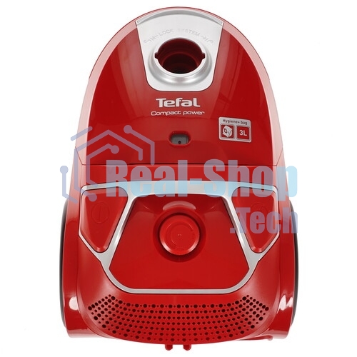 Пылесос Tefal TW3953EA красный/серебристый, 750 Вт, уборка сухая, пылесборник мешок 3 л