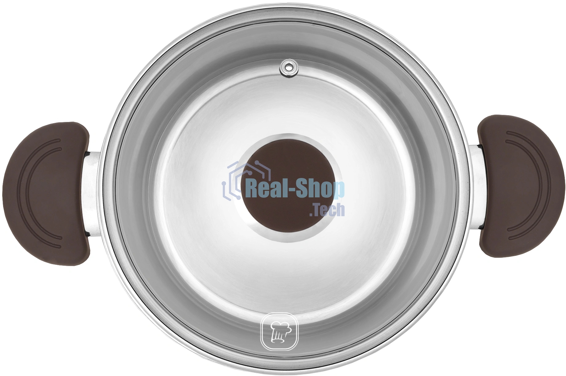 Кастрюля Rondell Coffee Bean RDS-1645, 5.7 л, 24 см, без крышки, стальной