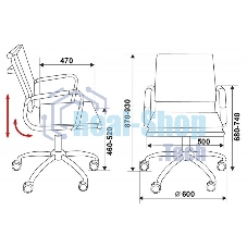 Кресло руководителя Бюрократ CH-993-Low/Ivory слоновая кость, низкая спинка, искусственная кожа, крестовина хромированная