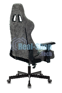 Кресло игровое Бюрократ VIKING 7 KNIGHT B FABRIC черный текстиль/эко.кожа крестовина металл/пластик