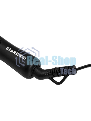 Щипцы для завивки волос Starwind SHS 7035 черный/фиолетовый, 13-19 мм, 200 °C, 1 режим