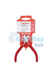 Кусачки для точных работ Rexant 115 мм никелированные, авторазжим, обливные рукоятки