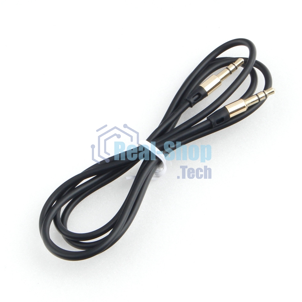 Кабель аудио Cablexpert CCAB-01-35MM-1MB, 3.5 Jack (M)/3.5 Jack (M), черный, 1м, блистер