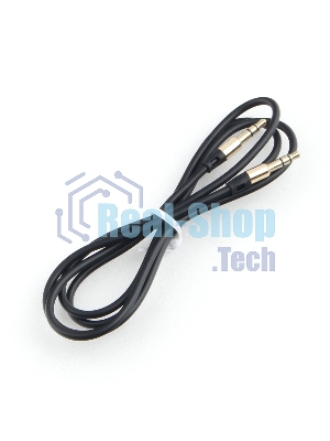 Кабель аудио Cablexpert CCAB-01-35MM-1MB, 3.5 Jack (M)/3.5 Jack (M), черный, 1м, блистер