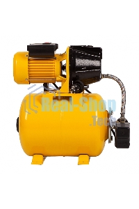 Насосная станция Denzel PS1100С 1100 Вт, 4500 л/ч, ресивер 24 л, подъем 46 м, чугун