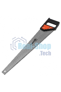 Ножовка по дереву Sparta 500 мм, 5-6 TPI, каленый зуб, пластиковая рукоятка