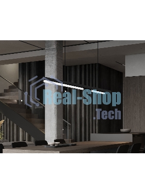 Трековый светильник GL2370 BK черный IP20 10W 3CCT 3000/4200/6400K 48V 300*25*73