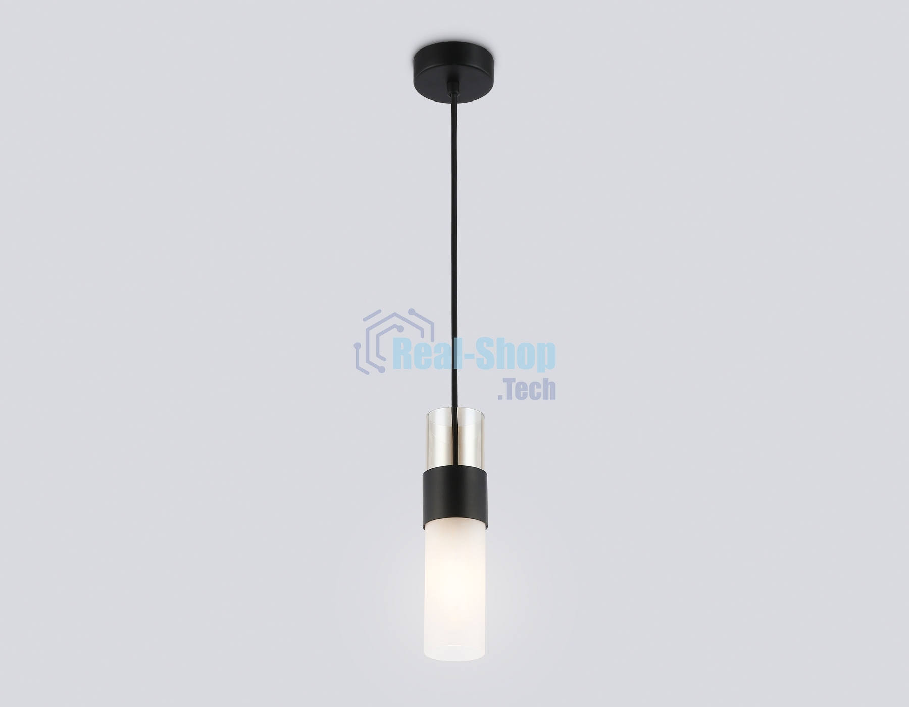 Подвесной светильник LH55101 BK/FR/TI черный/белый матовый/янтарь E14 max 40W D55*1500