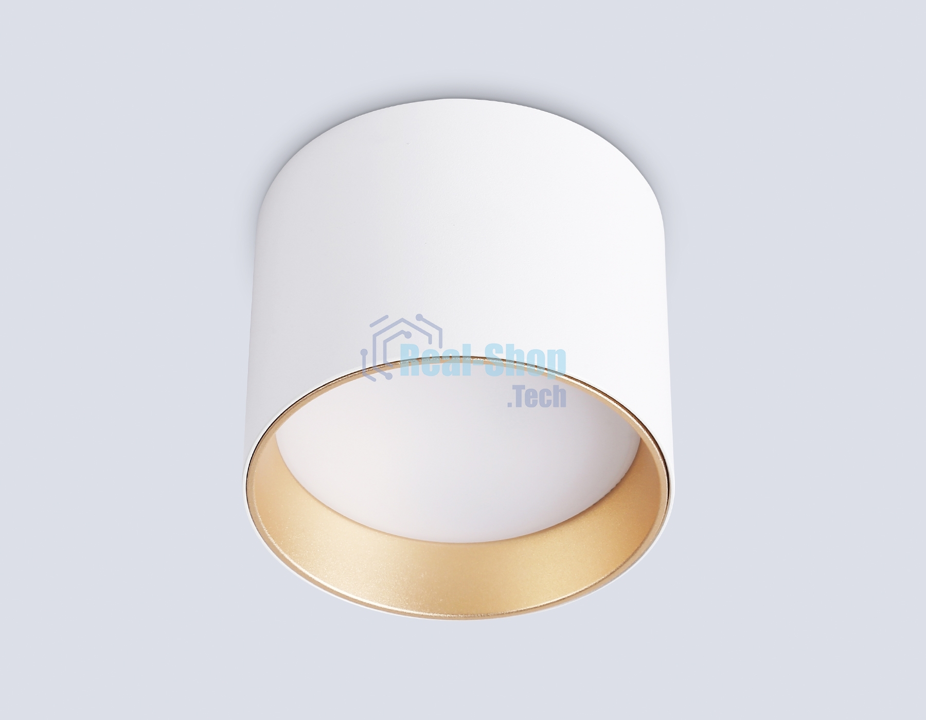 Светильник Ambrella light TN5304 WH/GD белый/золото GX53 max 15W D83*65