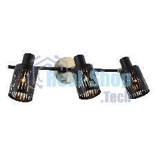 Светильник Ambrella light TR8669/3 BK/SB чёрный/бронза E14/3 max 60W 560*100*190