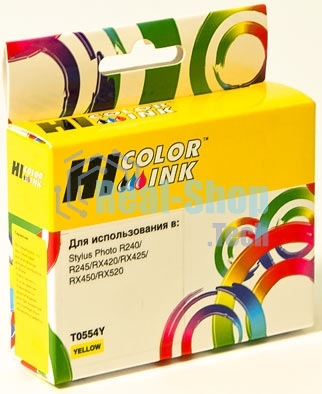 Картридж Epson Stylus Photo R240/RX420/RX520 (Hi-black) new, C13T055440, Y