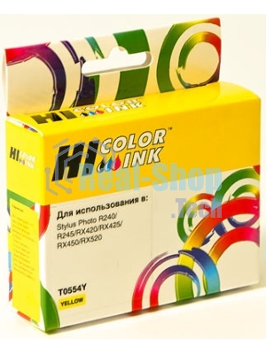 Картридж Epson Stylus Photo R240/RX420/RX520 (Hi-black) new, C13T055440, Y