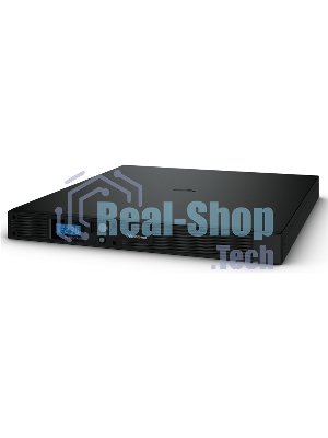 Источник бесперебойного питания Line-Interactive CyberPower PR1000ELCDRT1U 1000VA/800W USB/RS-232/EPO/SNMPslot (6 IEC С13)