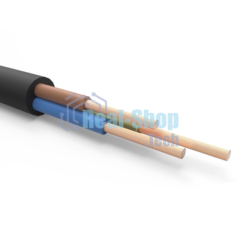 Кабель силовой гибкий Rexant КГтп-ХЛ 3х1,5 мм², длина 50 метров, ГОСТ