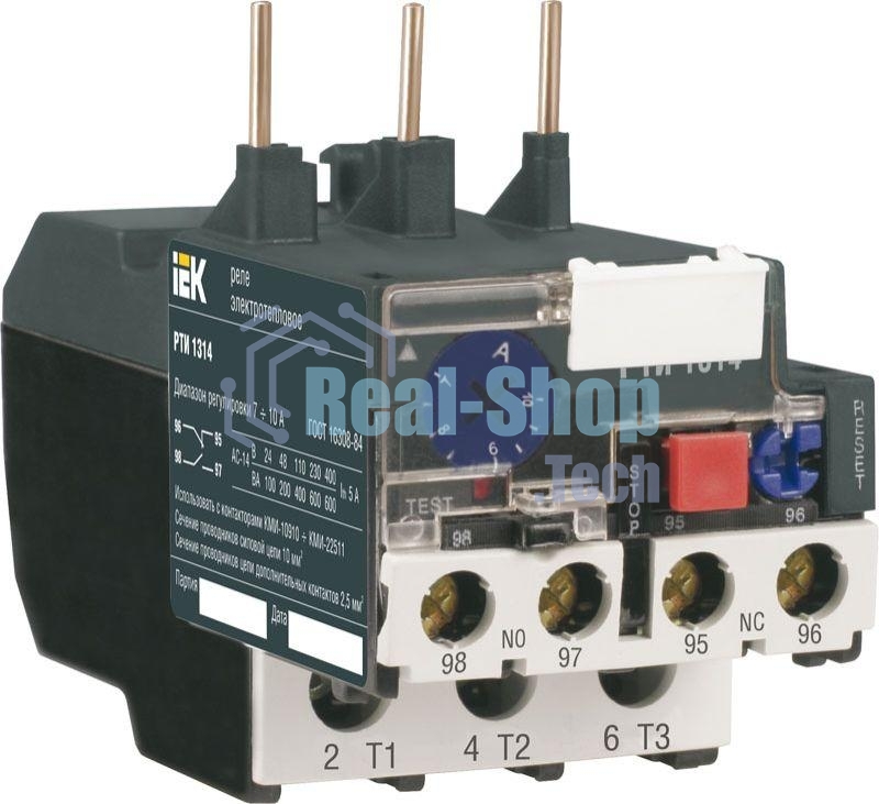 Реле тепловое РТИ 1307 1.6-2.5А ИЭК DRT10-D016-D025