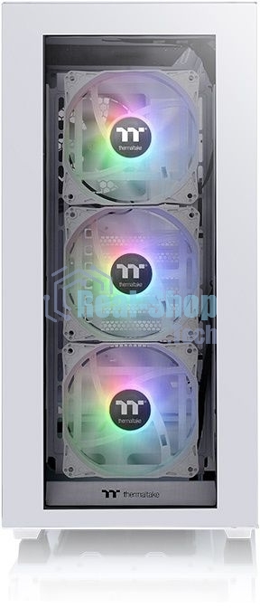 Компьютерный корпус Thermaltake Divider 300 TG ARGb белый без БП ATX 2x120мм 2xUSB 3.0 audio front door bott PSU