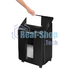 Шредер Fellowes AutoMax 100M (секр.P-4)/фрагменты/100лист./23лтр./скрепки/скобы/пл.карты