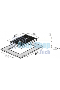 Газовая варочная панель Maunfeld EGHG.32.6CB/G