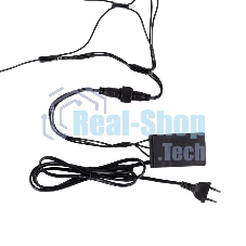 Гирлянда Neon-night Сеть 2х2х1.5 м, свечение с динамикой, прозрачный ПВХ, 136 LED, 230 В, цвет свечения теплый белый