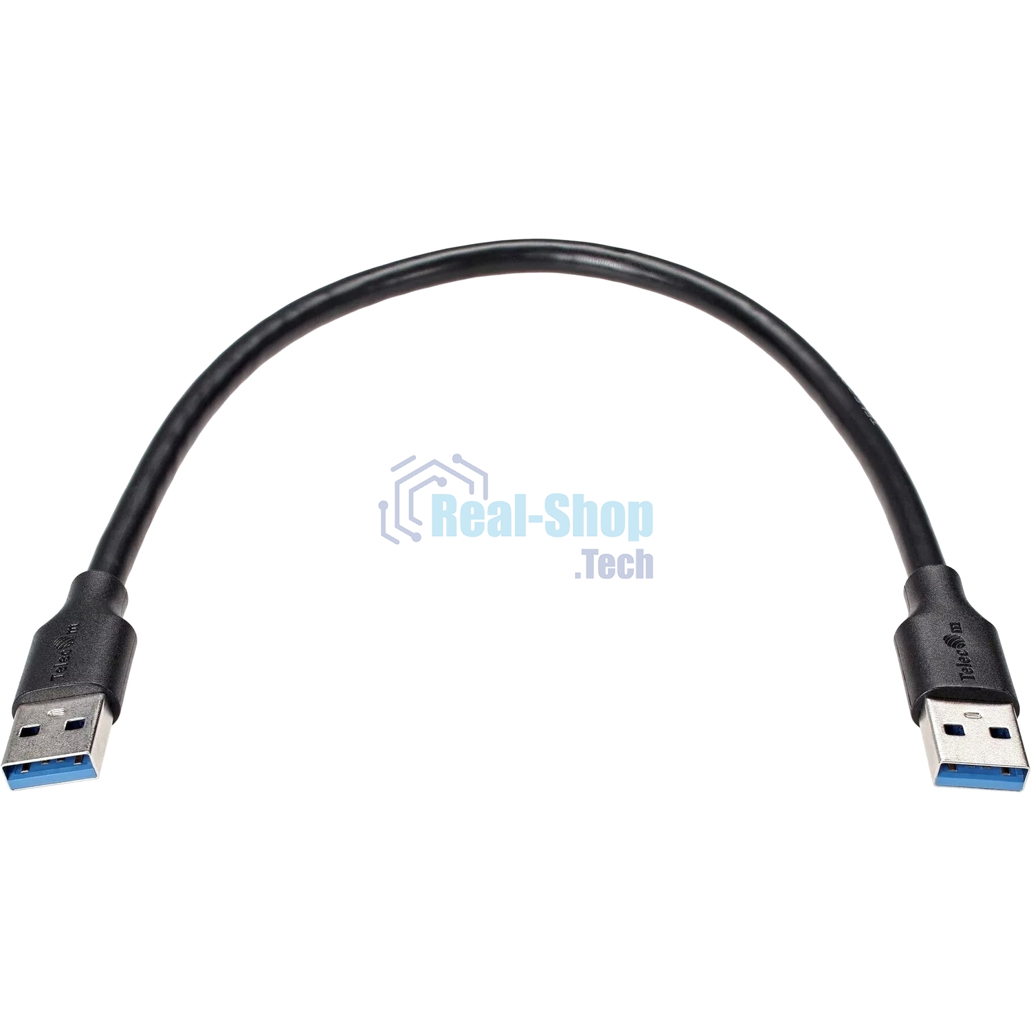 Кабель соединительный Telecom TUS715-0.3M USB3.0 Am-Am 0.3m Telecom (TUS715-0.3M)