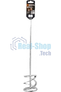 Миксер оцинкованный 400х80 мм для красок и штукатурных смесей