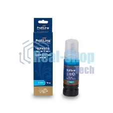 Чернила ProfiLine для принтеров Epson EcoTank 1810/2700/2710/2711/2712/2714/2715/2720/2726/2750/2810/2811/2812/2814/2815/2820/2821/2826/L3110/3111/3150/3160/3750/4156/L4150/4160/4700/4750/4800/6160/6170/6190/L6176/7700/7750/7160/7180/L7188/8500/8550/14150 на водной основе type-2 Cyan 70 мл