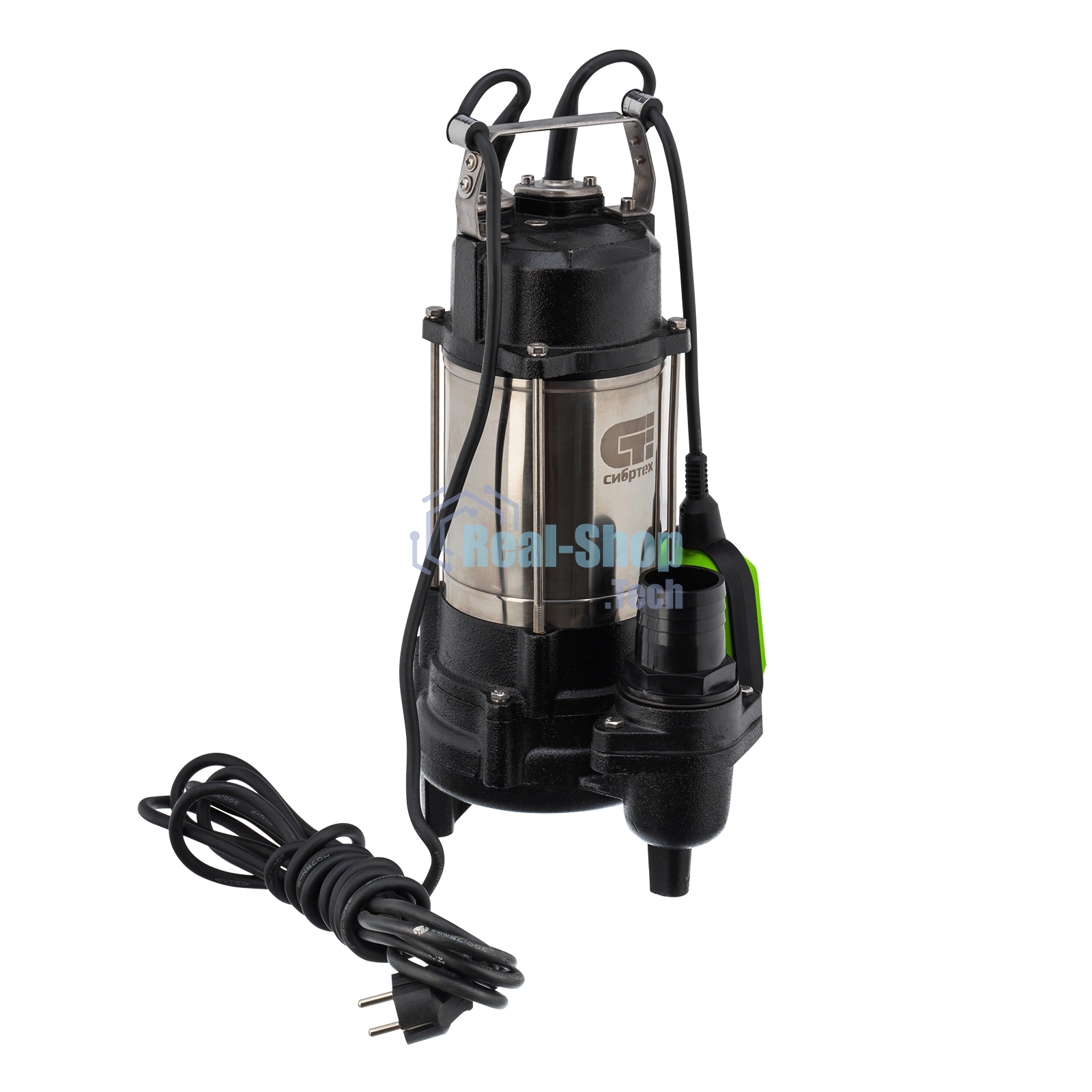 Фекальный насос Сибртех СФН450, 450 Вт, напор 15 м, 21000 л/ч