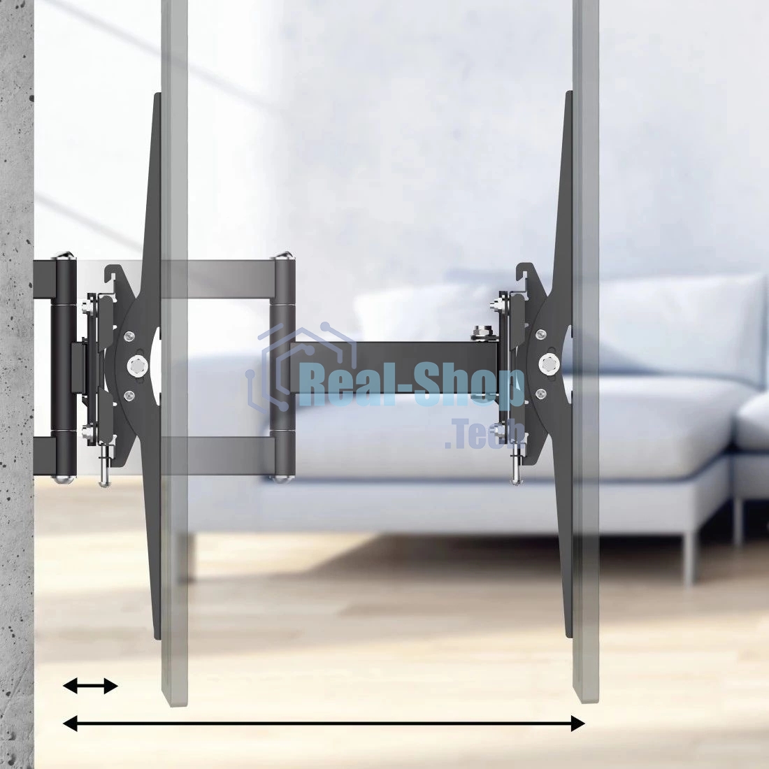 Кронштейн для телевизора Hama 00220831 черный 32