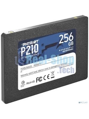 Накопитель SSD Patriot P210, 256Gb, SATA III, 2.5