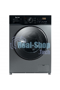 Стирально-сушильная машина Бирюса WMD-SM812/03 M металлик, загрузка фронтальная 8 кг, 1200 об/мин, класс: А+++