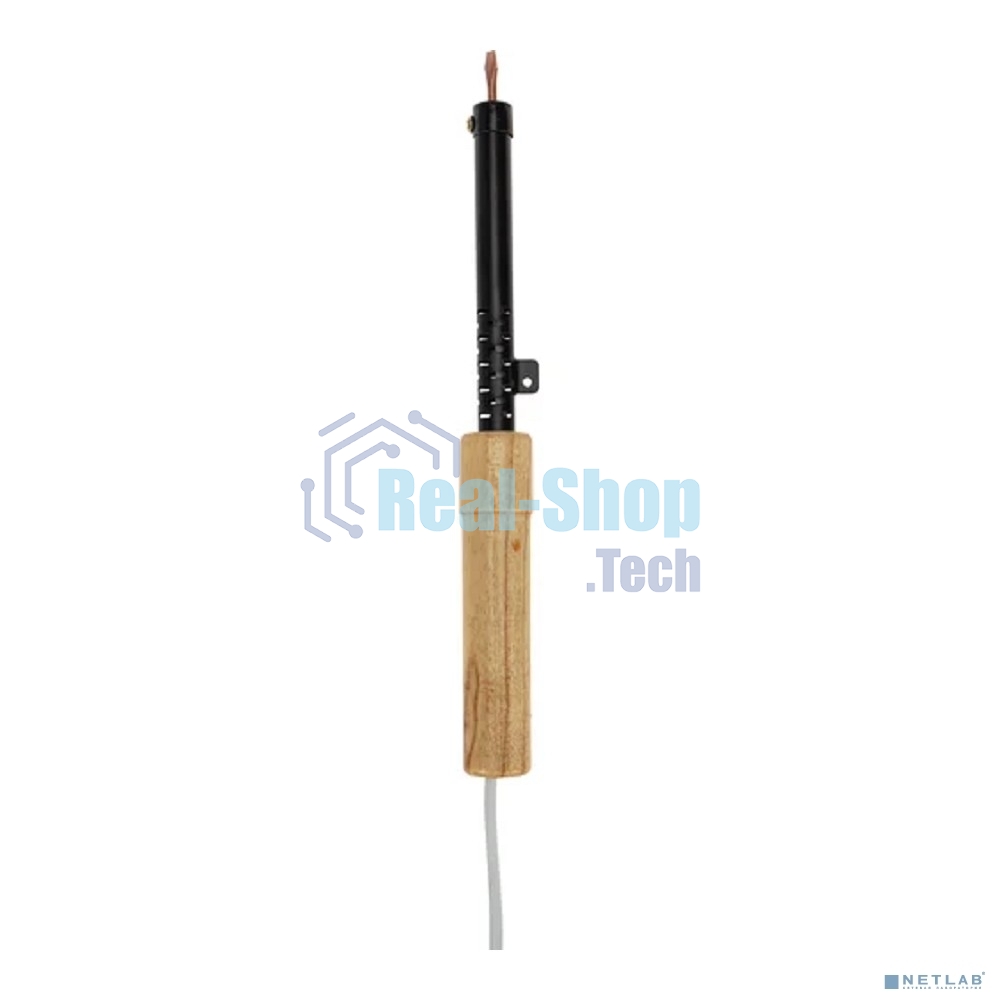 Паяльник Rexant ЭПСН 220В 25Вт дерев. ручка ПД