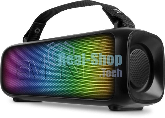 Портативная колонка Sven PS-235 черный 12W 2.0 BT 3600mAh (SV-022075)