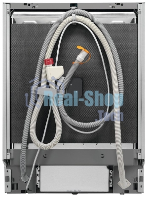 Встраиваемая посудомоечная машина ELECTROLUX EEG88600W/Встраиваемая полногабаритная посудомоечная машина, загрузка на 14 комплектов посуды, сенсорное управление, 8 программ, 59.6x56x82 см, черный, сушка: с открыванием дверцы, индикация на полу: проекция дисплея