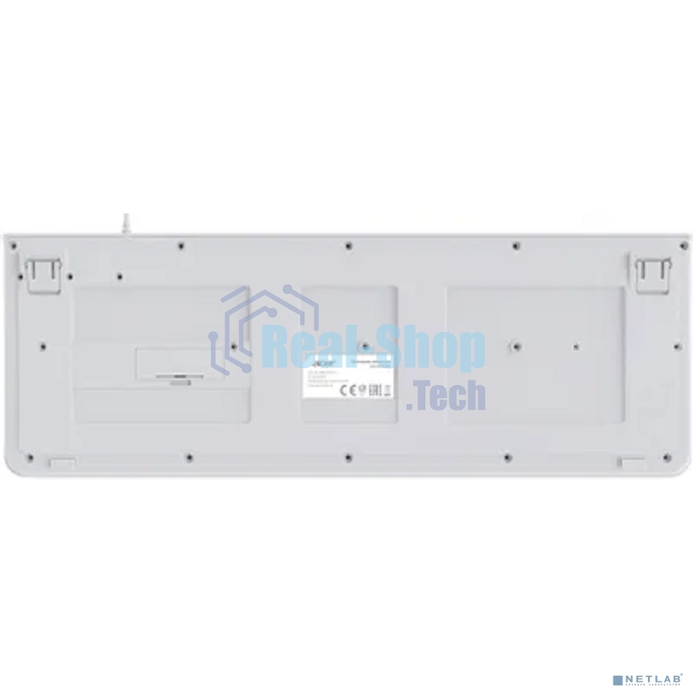 Клавиатура Acer OKW400 проводная, USB Type-A, белый