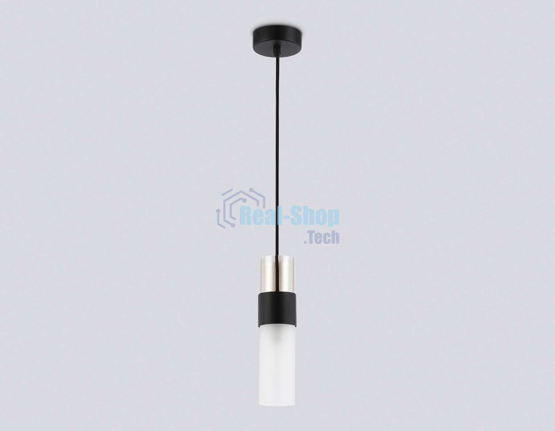 Подвесной светильник LH55101 BK/FR/TI черный/белый матовый/янтарь E14 max 40W D55*1500