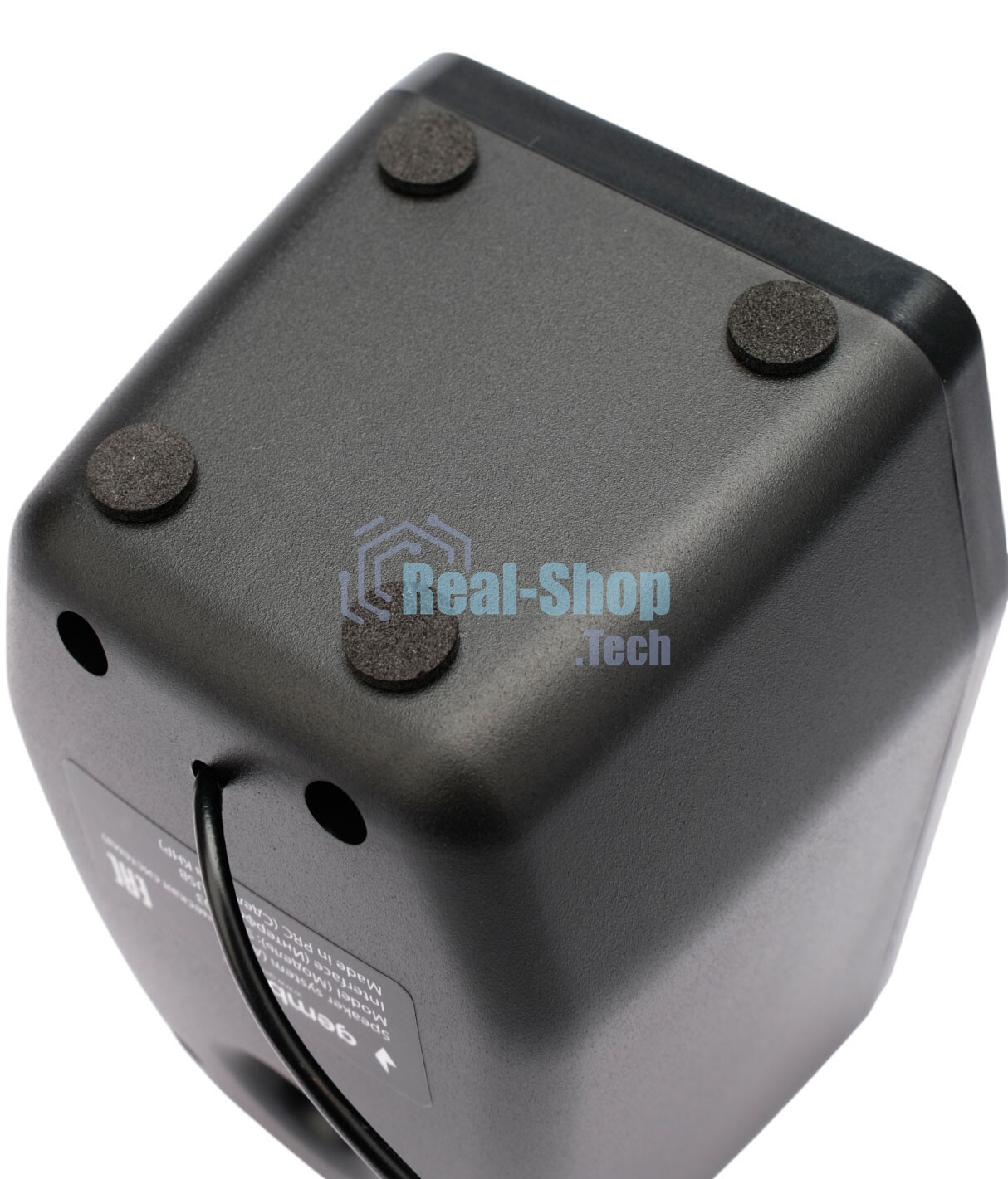 Акустическая система 2.0 Gembird SPK-303, 6Вт, пластик, рег.громкости, LED подсветка, черный