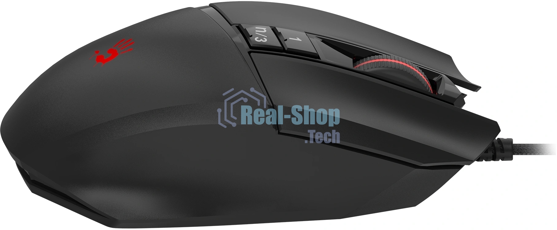 Мышь проводная A4Tech Bloody W65 Max Mini черный, 12000 dpi, USB Type-A, кнопки - 7