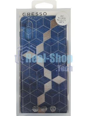 Чехол (клип-кейс) Gresso для Samsung Galaxy A02 Meridian синий (GR17AAAE8920)