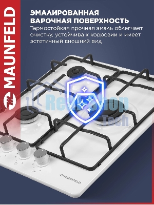 Газовая варочная панель Maunfeld EGHE.43.3STS-EW
