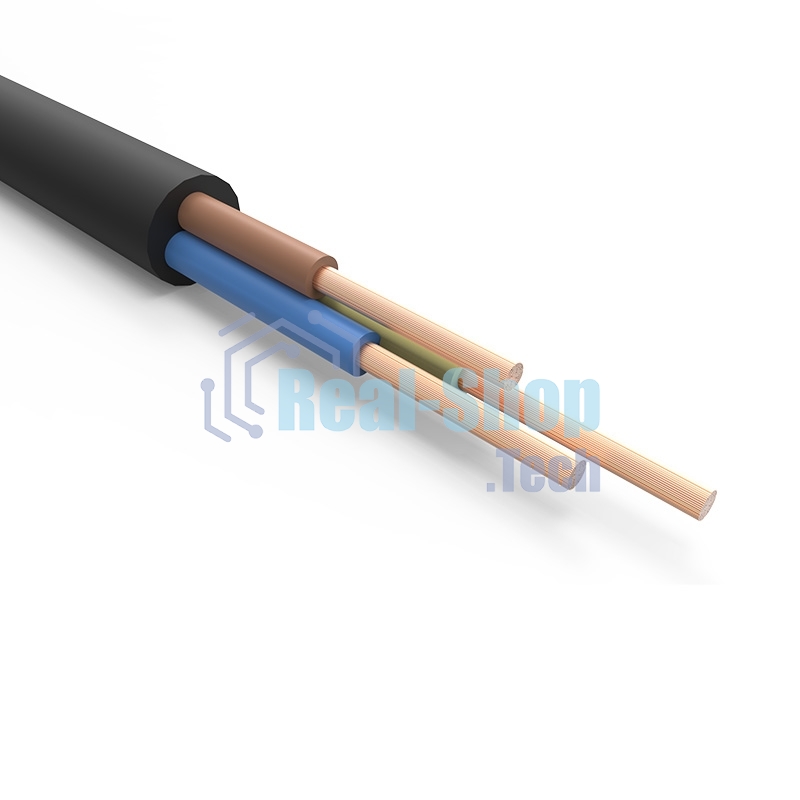 Кабель силовой гибкий Rexant КГтп-ХЛ 3х1,5 мм², длина 20 метров, ГОСТ