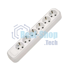 Колодка удлинителя MAKEL MGP181 6 гнезд с заземлением