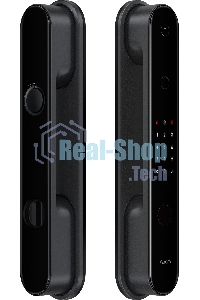 Умный замок Aqara D100 Zigbee врезной разбл.отпеч.паль. 2480mAh черный (ZNMS20LM)